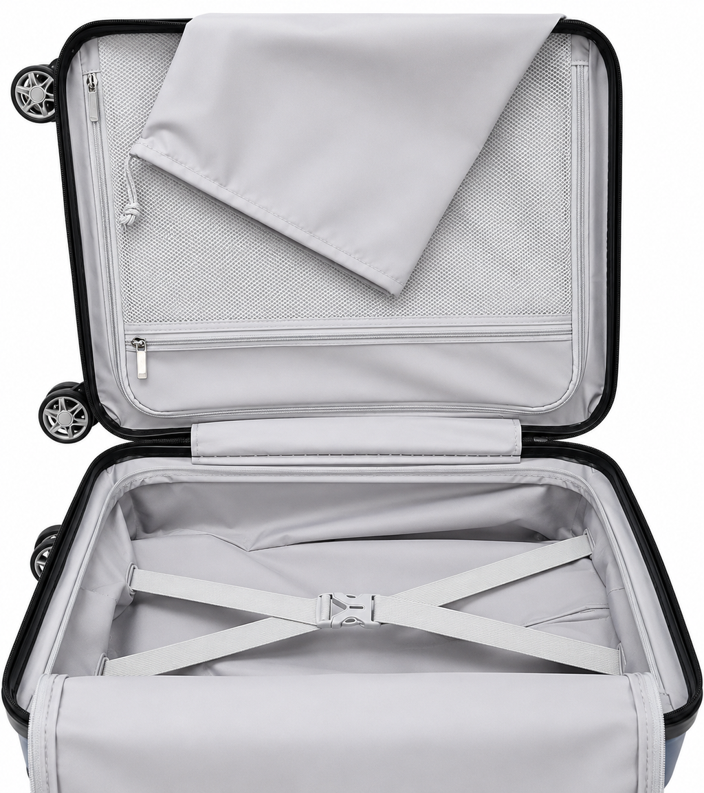 Blue Ridge Super Sheen Overhead Hard Shell Spinner 55x40x20cm Blue  2.75 Kg