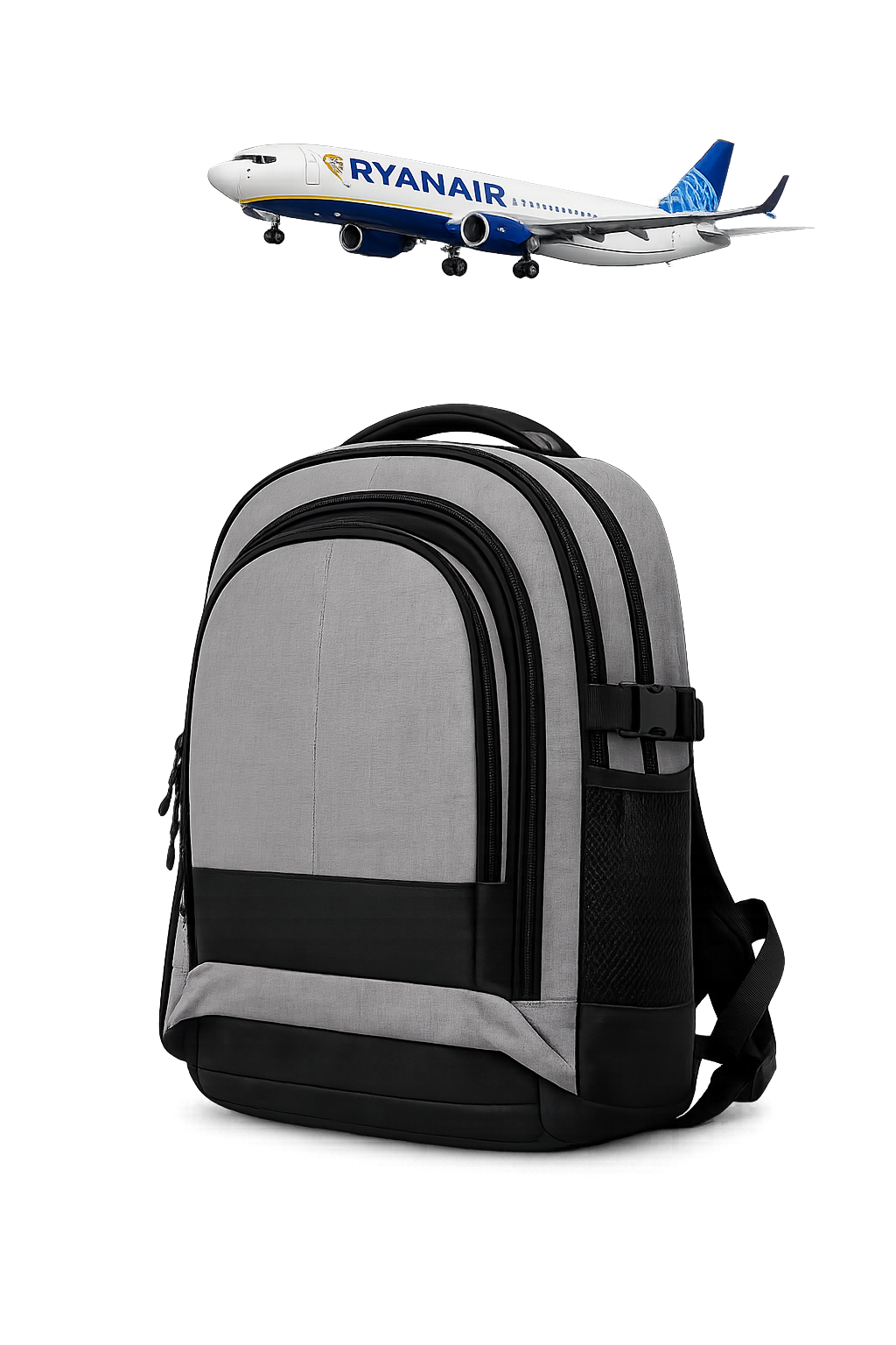 Compass Under Seat Cabin Backpack 40x30x20cm Gray