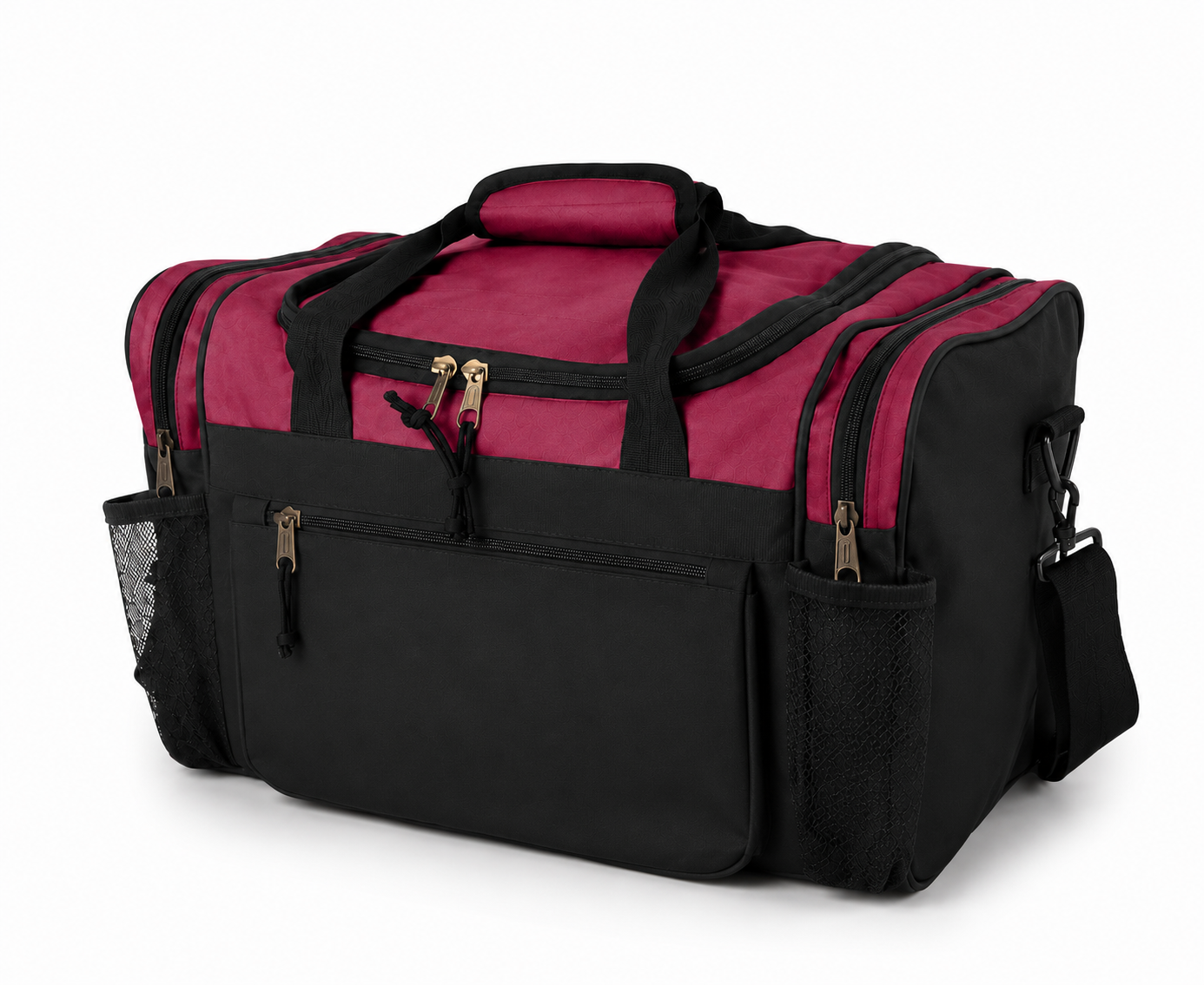 Dalix Ryanair Under Seat Cabin Bag 6 Pockets- Fits All Major Airlines 40x30x20cm Burgundy