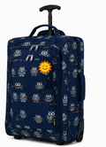 5 Cities Hand Luggage Cabin Bag (55x40x20cm) Owl Navy