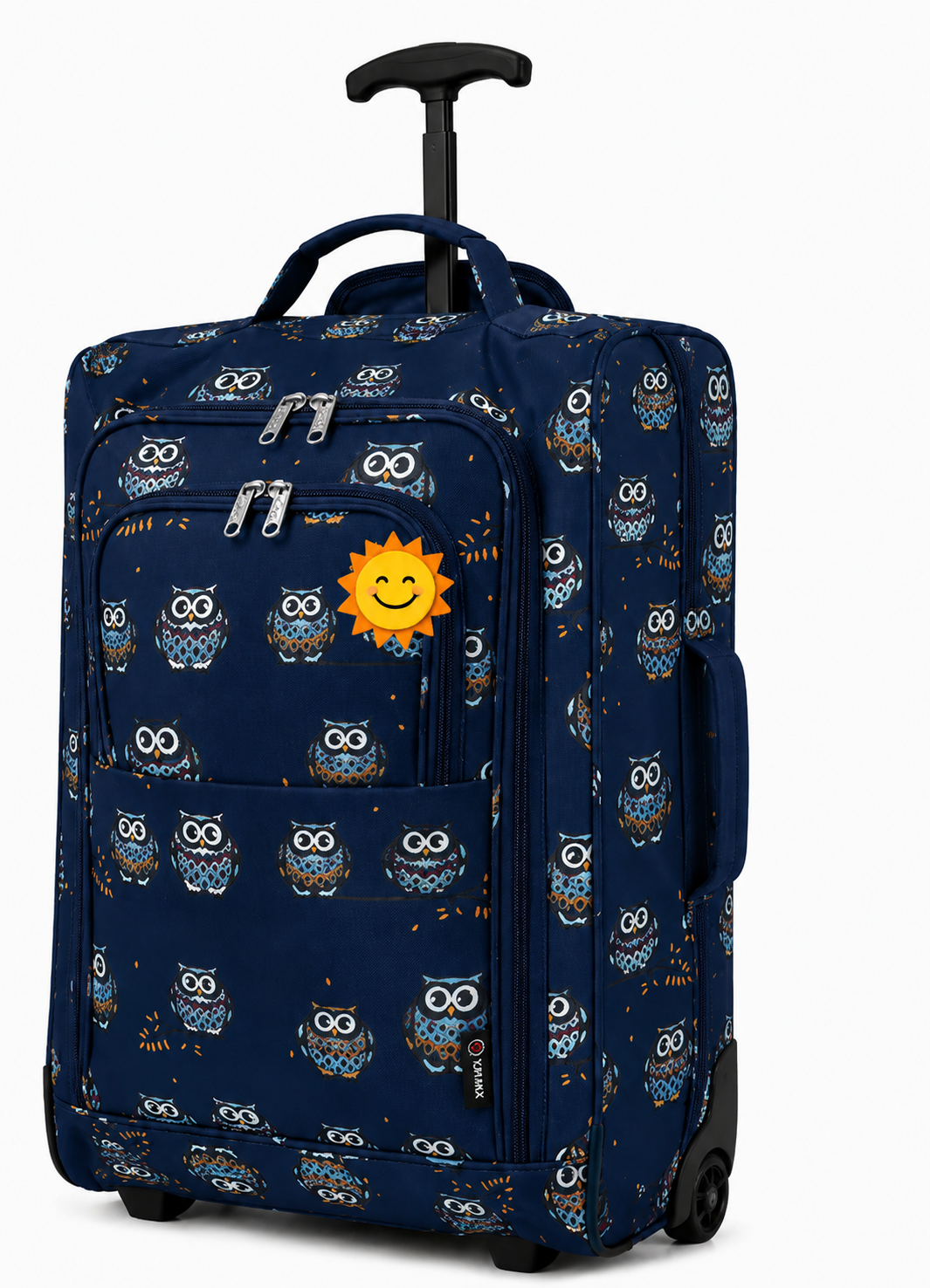 5 Cities Hand Luggage Cabin Bag (55x40x20cm) Owl Navy