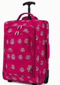 5 Cities Hand Luggage Cabin Bag (55x40x20cm) Owl Pink