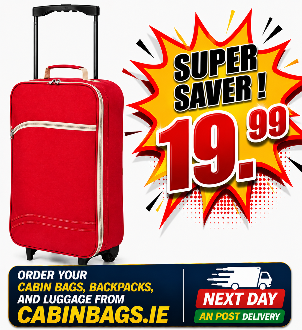 Benzi 55x35x20cm Cabin Bag 1.3 Kg Red