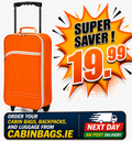 Benzi 55x35x20cm Cabin Bag 1.3 Kg Orange