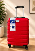 Full Size Overhead Cabin Bag 55x35x20cm 2.6 Kg Hard-Shell Coolife Red