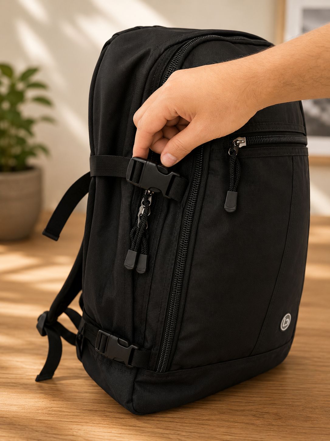 Benzi Cabin Backpack 50x40x20cm 0.5 Kg Classic Black