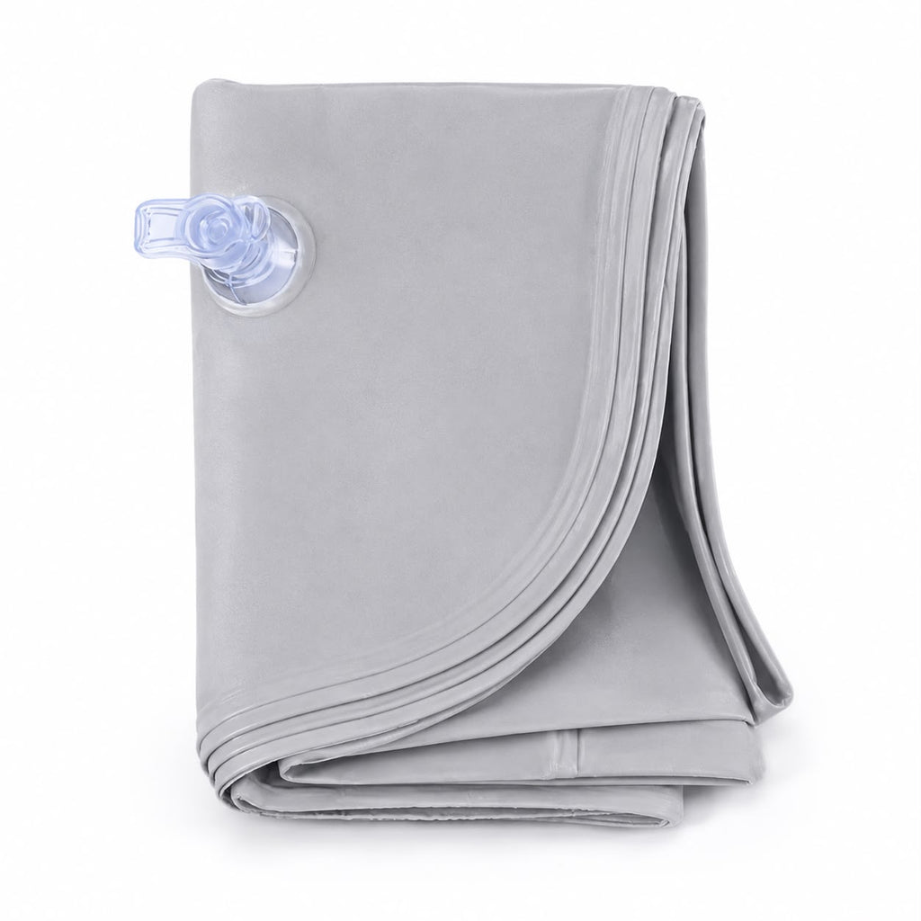 Premium Inflatable Travel Neck Pillow – Soft Ergonomic Air Cushion (Grey)