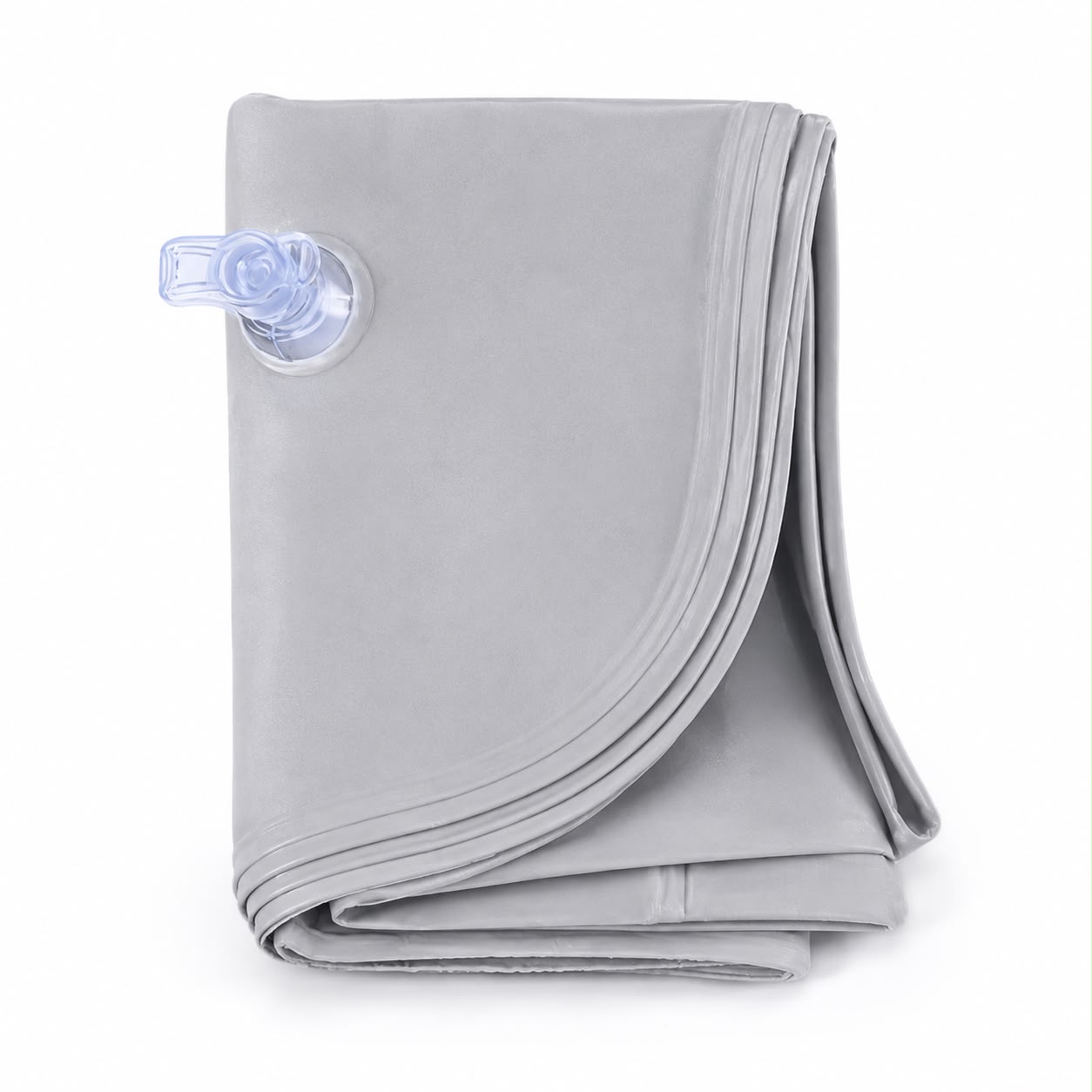 Premium Inflatable Travel Neck Pillow – Soft Ergonomic Air Cushion (Grey)