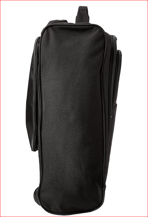 5 Cities 50cm Backpack Trolley Bag Carry On Lightweight Travel Cabin Approved with Shoulder Straps Wheels Suit Case Hand Luggage, Black, 50 cm